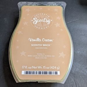 Scentsy Vanilla Cream Wax Brick New